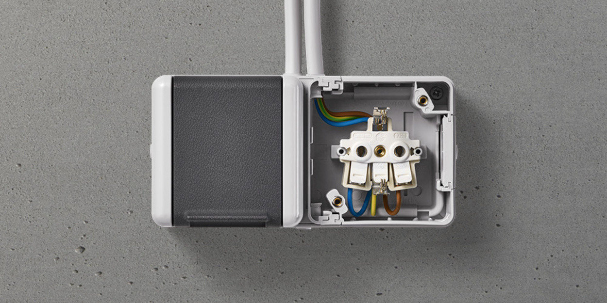 Doppelsteckdose mit Trennsteg bei Elektro Griesa in Annaburg